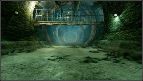 Once the area is cleared, we approach the ladder [1] through which the enemies enter the room and proceed to a wide tunnel [2] - Uncharted 3: Chapter 4 - Run to Ground walkthrough - Walkthrough - Uncharted 3 Drakes Deception Guide