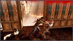 Enemies will appear during our ascent of the walls - Uncharted 3: Chapter 7 - Stay in the Light walkthrough - Walkthrough - Uncharted 3 Drakes Deception Guide