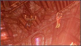 We go upstairs as quickly as possible - Uncharted 3: Chapter 7 - Stay in the Light walkthrough - Walkthrough - Uncharted 3 Drakes Deception Guide