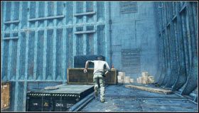 After clearing the room of pirates, we go up the stairs to a higher level [1] - Uncharted 3: Chapter 12 - Abducted part 1 walkthrough - Walkthrough - Uncharted 3 Drakes Deception Guide