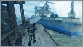 The road will yet again be blocked - Uncharted 3: Chapter 13 - Rough Seas walkthrough - Walkthrough - Uncharted 3 Drakes Deception Guide