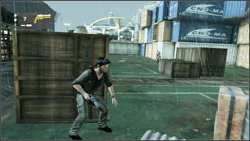 After falling from the scaffolding, a longer encounter on the spacious deck awaits us [1] - Uncharted 3: Chapter 14 - Cruisin for a Bruisin walkthrough - Walkthrough - Uncharted 3 Drakes Deception Guide