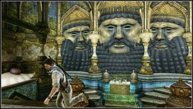 While fighting Marlos soldiers you run along some gear wheels [1] - Uncharted 3: Chapter 22 - The Dreamers of the Day walkthrough, Talbot boss fight - Walkthrough - Uncharted 3 Drakes Deception Guide