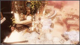 After Marlos death you run after Sullivan up the winding stairs [1] - Uncharted 3: Chapter 22 - The Dreamers of the Day walkthrough, Talbot boss fight - Walkthrough - Uncharted 3 Drakes Deception Guide