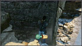 At the end of the chapter, as soon as you locate three columns through the telescope, you have to take part in a larger battle during which Sully armed with a missile launcher will help you - Uncharted 3: Chapter 8 treasures guide - Treasures - Uncharted 3 Drakes Deception Guide