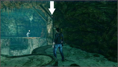 After you get to the first lock with Charlie, you have to open it and wait until the ditch in front of you is filled with water - Uncharted 3: Chapter 9 treasures guide - Treasures - Uncharted 3 Drakes Deception Guide