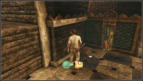 In a room with body parts puzzle [1] there is a treasure near the stairs - Uncharted 3: Chapter 11 treasures guide - Treasures - Uncharted 3 Drakes Deception Guide