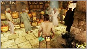 After leaving the room with the well, pass the fountain [1] and turn left behind it - Uncharted 3: Chapter 11 treasures guide - Treasures - Uncharted 3 Drakes Deception Guide