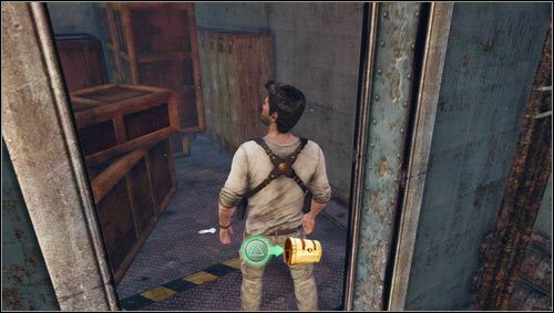 As soon as you get out of the room where you were imprisoned you will enter the corridors - Uncharted 3: Chapter 12 treasures guide - Treasures - Uncharted 3 Drakes Deception Guide
