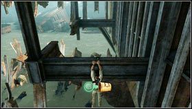In order to get to it, head to the metal grating under the stairs and jump from it to the metal beams [1] - Uncharted 3: Chapter 12 treasures guide - Treasures - Uncharted 3 Drakes Deception Guide