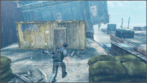 After killing your first opponents, head towards the boat - Uncharted 3: Chapter 13 treasures guide - Treasures - Uncharted 3 Drakes Deception Guide