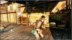 At the beginning of the chapter you have to approach a drawbridge, where you will be attacked by a rocket - Uncharted 3: Chapter 13 treasures guide - Treasures - Uncharted 3 Drakes Deception Guide