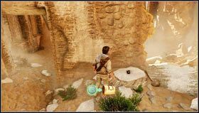 After leaving the well, approach the stairs leading through a bright arch [1] - Uncharted 3: Chapter 19 treasures guide - Treasures - Uncharted 3 Drakes Deception Guide