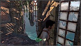 Upstairs, there was a hall with another stairs leading in both directions - the passage was guarded by a group of opponents (including one enemy equipped with a grenade launcher) - Uncharted 1: Trapped - Chapter 11 walkthrough - Walkthrough - Uncharted Drakes Fortune Guide