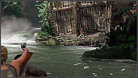 Now we had cross the river by a jet ski - it was a real challenge - Uncharted 1: Heading Upriver - Chapter 12 walkthrough - Walkthrough - Uncharted Drakes Fortune Guide