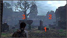 After collecting another valuable item, the two heroes went to the opposite part of the room - there was a gate and an opening mechanism - Uncharted 1: Sanctuary - Chapter 13 walkthrough - Walkthrough - Uncharted Drakes Fortune Guide