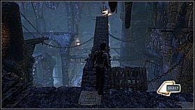 Drake collected the treasure and jumped back to the stairs - Uncharted 1: The Treasure Vault - Chapter 16 walkthrough - Walkthrough - Uncharted Drakes Fortune Guide