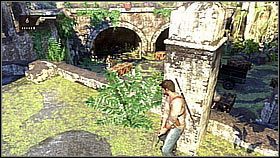 After he had defeated his enemies, he ran through a tunnel blocked by crates - Uncharted 1: The Fortress - Chapter 5 walkthrough - Walkthrough - Uncharted Drakes Fortune Guide