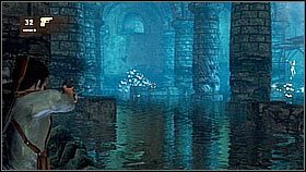 Nate went back to the sewer and turned in the direction of stationary machine gun - Uncharted 1: The Fortress - Chapter 5 walkthrough - Walkthrough - Uncharted Drakes Fortune Guide