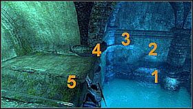 After a fierce battle, Nate climbed a stone near one of the scaffolds - Uncharted 1: The Fortress - Chapter 5 walkthrough - Walkthrough - Uncharted Drakes Fortune Guide