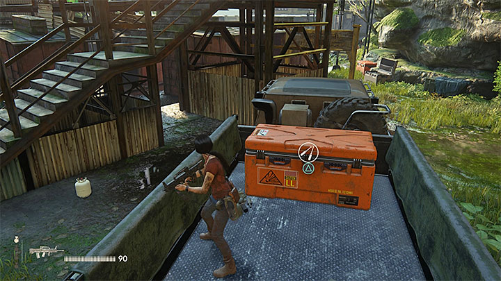 The second crate is in the right part of the train station - Partners Secrets - Secrets - Uncharted: The Lost Legacy Game Guide