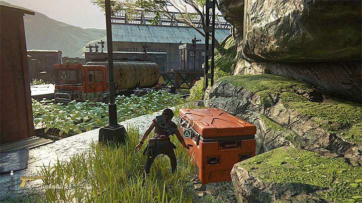The third crate is also in the right part of the train station - Partners Secrets - Secrets - Uncharted: The Lost Legacy Game Guide