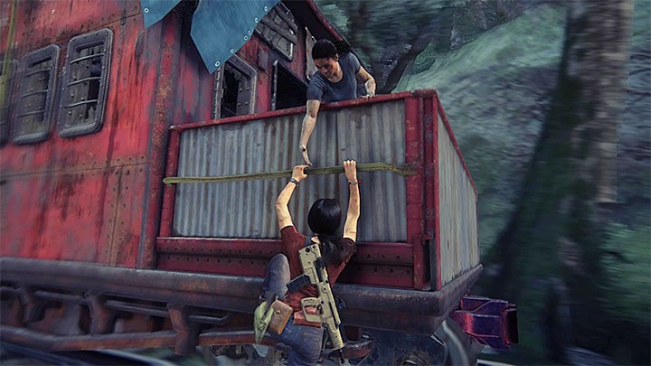 Youll manage to catch the last wagon - End of the Line - Walkthrough - Uncharted: The Lost Legacy Game Guide
