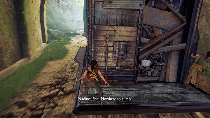 Continue making your way down the train until youve reached the wagon shown on the screenshot above - End of the Line - Walkthrough - Uncharted: The Lost Legacy Game Guide