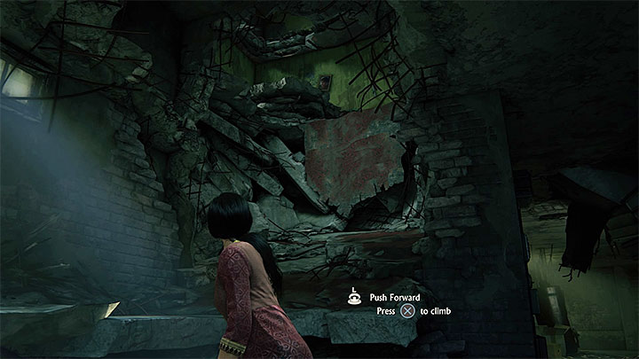 Move forward and reach the red door - - The Insurgency - Walkthrough - Uncharted: The Lost Legacy Game Guide