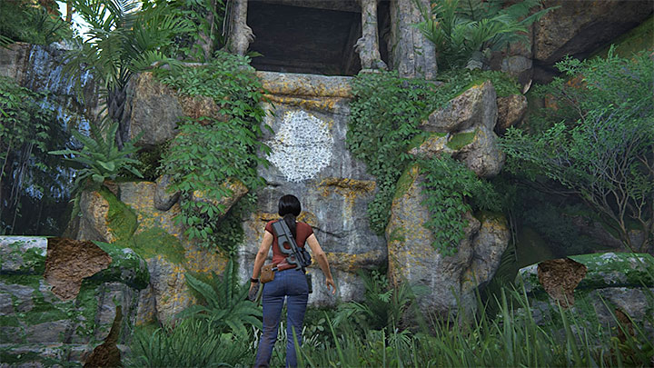 Continue the climb (which will involve thrusting your nail into the wall ahead after a long jump) and get past a semi-submerged tunnel to reach a part of the ruins that is inhabited by a number of opponents - - Shivas Fort (Axe) - Walkthrough - Uncharted: The Lost Legacy Game Guide