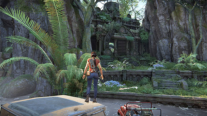 Ganeshas fortress is located in the south eastern part of the map - - Ganeshas Fort (Trident) - Walkthrough - Uncharted: The Lost Legacy Game Guide
