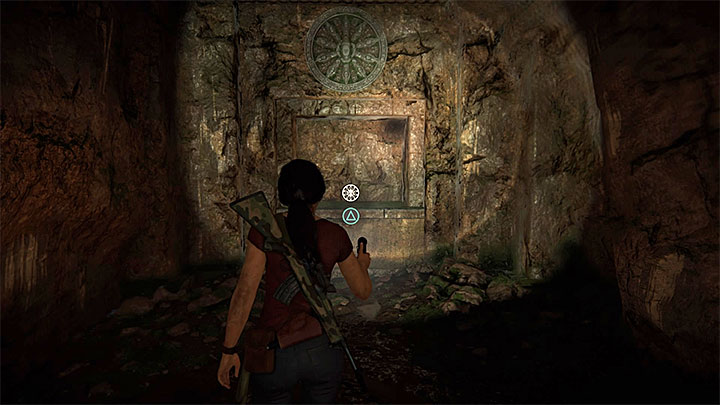 Tunnel leads to a small cave - search the area to find the token which is located in a dark recess shown on the screenshot above - 4- Hoysalas Tokens and the Queens Ruby - Walkthrough - Uncharted: The Lost Legacy Game Guide