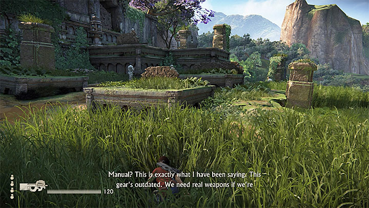 The final token is located in the southern part of the map, not far from Ganeshas fortress - 4- Hoysalas Tokens and the Queens Ruby - Walkthrough - Uncharted: The Lost Legacy Game Guide