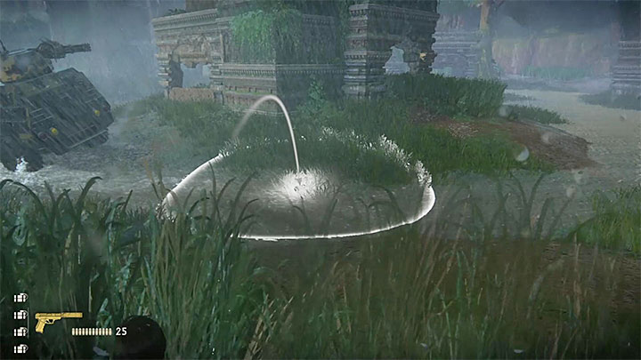 After you have collected four charges, approach the APC-patrolled area carefully - Overkill Trophy - Trophy Guide - Uncharted: The Lost Legacy Game Guide