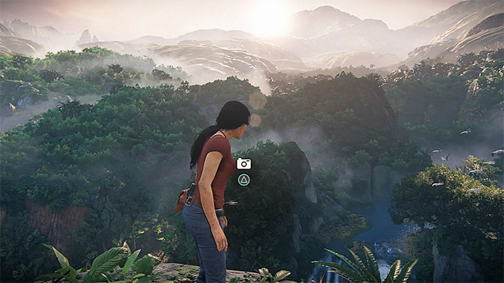 You can take a picture immediately after beginning the chapter - Homecoming Secrets - Secrets - Uncharted: The Lost Legacy Game Guide