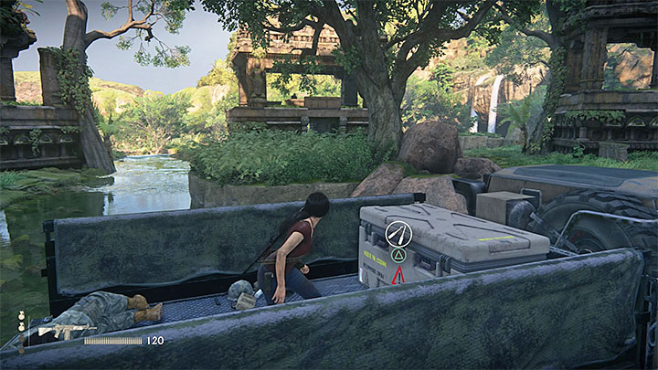 The only lockbox with supplies in this whole chapter is in the far side of large ruins (those occupied by mercenaries) - Homecoming Secrets - Secrets - Uncharted: The Lost Legacy Game Guide