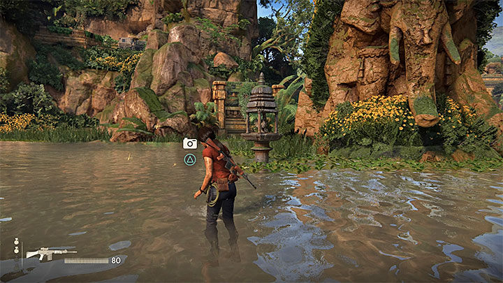 The picture above shows the location where you can take another photo - 4 - Photos, optional conversations and lockboxes in Wester Ghats Secrets - Secrets - Uncharted: The Lost Legacy Game Guide