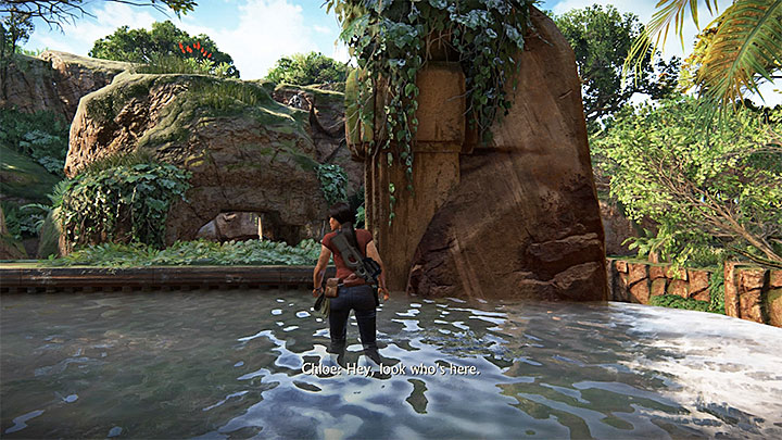 You take both of the photos in the North-Eastern ruins, where you find the stone map with token whereabouts - 4 - Photos, optional conversations and lockboxes in Wester Ghats Secrets - Secrets - Uncharted: The Lost Legacy Game Guide