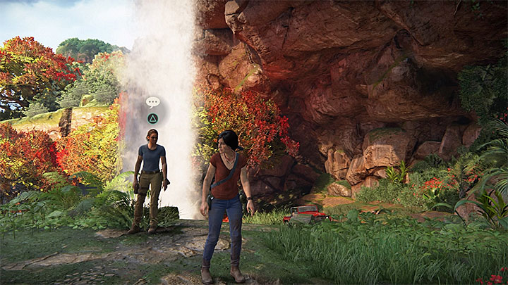 You can have another conversation with Nadine when you reach area near Shiva fort located in the north - 4 - Photos, optional conversations and lockboxes in Wester Ghats Secrets - Secrets - Uncharted: The Lost Legacy Game Guide
