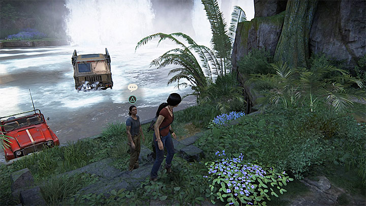 You can have another conversation with Nadine when you reach near Ganesha fort located south-east - 4 - Photos, optional conversations and lockboxes in Wester Ghats Secrets - Secrets - Uncharted: The Lost Legacy Game Guide