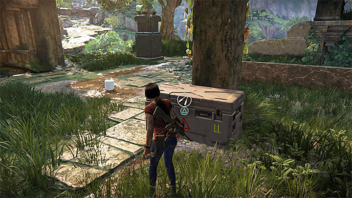 The lockbox is located in small ruins in the south-west part of the map, the ones in which you can also find one of Hoysala tokens - 4 - Photos, optional conversations and lockboxes in Wester Ghats Secrets - Secrets - Uncharted: The Lost Legacy Game Guide