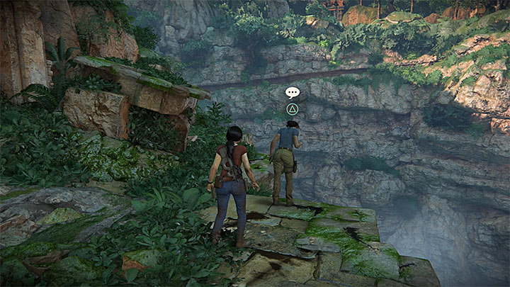 The first conversation with Nadine can be unlocked shortly after starting the chapter - The Great Battle All secrets - Secrets - Uncharted: The Lost Legacy Game Guide