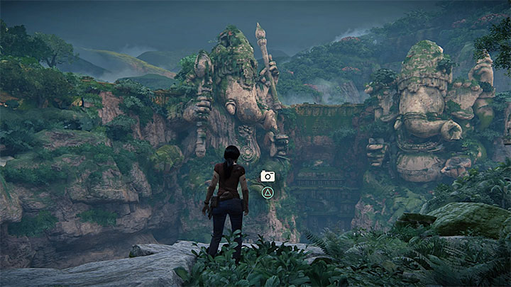 You can take the last photo towards the very end of the stage, during your journey through the jungle - The Great Battle All secrets - Secrets - Uncharted: The Lost Legacy Game Guide