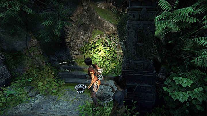 The path across the underground is linear, at first - - The Gatekeeper - Walkthrough - Uncharted: The Lost Legacy Game Guide