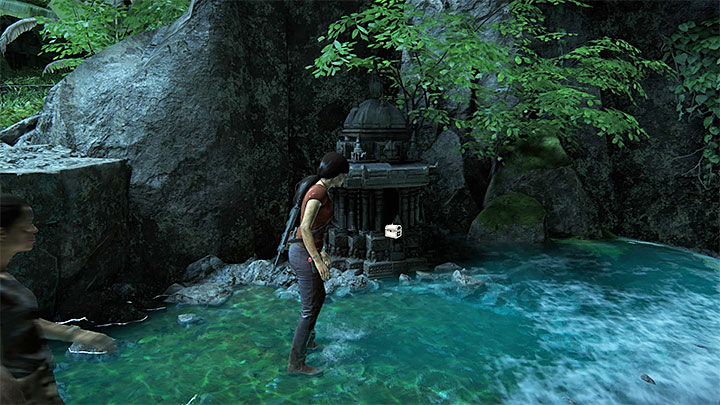 One of the treasures can be found in a small shrine - - The Gatekeeper - Walkthrough - Uncharted: The Lost Legacy Game Guide