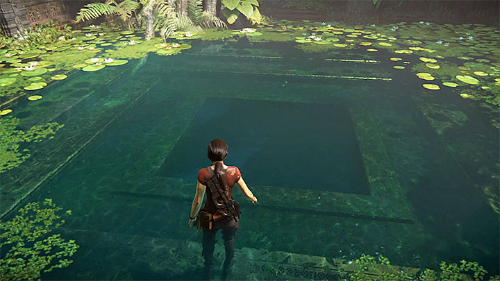 This is where you have to dive - - Explore the first part of Belur - Walkthrough - Uncharted: The Lost Legacy Game Guide