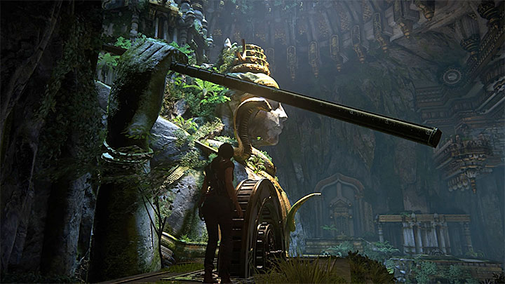 Go back up and check out the new part of the ruins - Solution to the puzzle with Shivas statue - Walkthrough - Uncharted: The Lost Legacy Game Guide