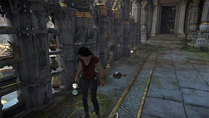 The treasures are in different parts of the library and try to find them before you have examined the altar with a tusk - The Lost Legacy All Secrets - Secrets - Uncharted: The Lost Legacy Game Guide