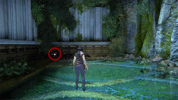 Go right of the last treasure (to the right of the Shiva statue) - The Lost Legacy All Secrets - Secrets - Uncharted: The Lost Legacy Game Guide