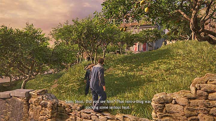 You must get to the orchard - Uncharted 4: Chapter 6 Once a Thief - treasure list - Treasures - Uncharted 4: A Thiefs End Game Guide